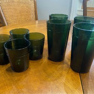 NWT: 8 Hearth and Hand with Magnolia Green Glasses